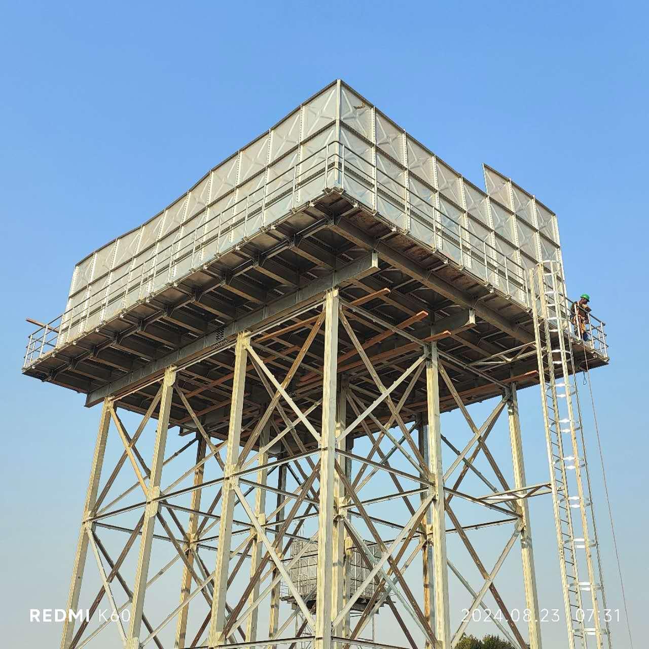 Elevated Steel Water Tank · Installation